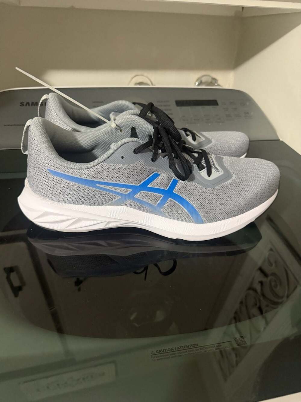 ASICS Men's Versablast 2 Running Shoes Sheet Rock / Electric Blue US 13